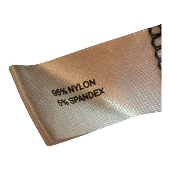 Boston Proper Black Nylon Spandex Top XS Peplum Scuba minimalist - Picture 3 of 4